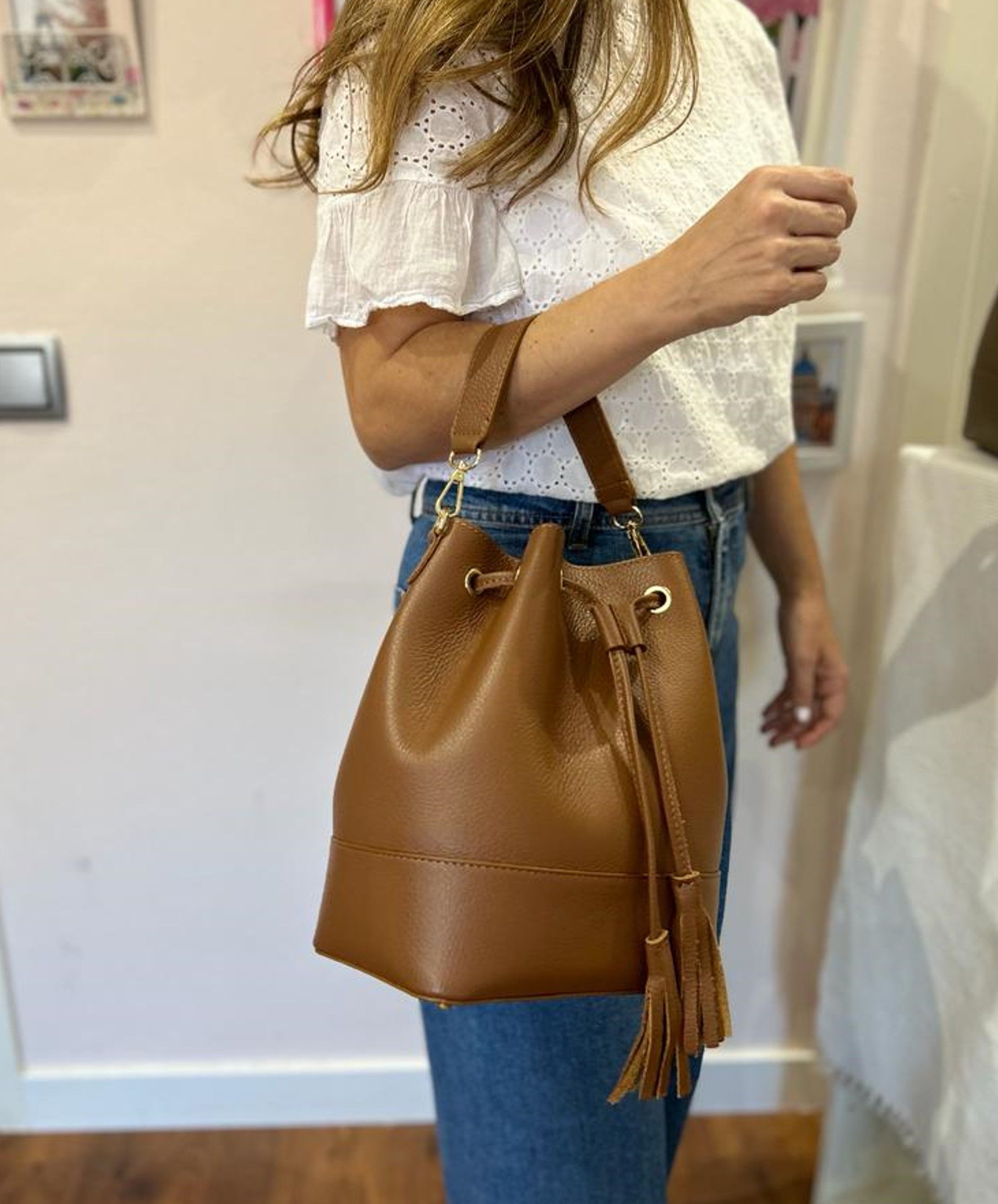 Bolso Sylvie Max - Camel oscuro