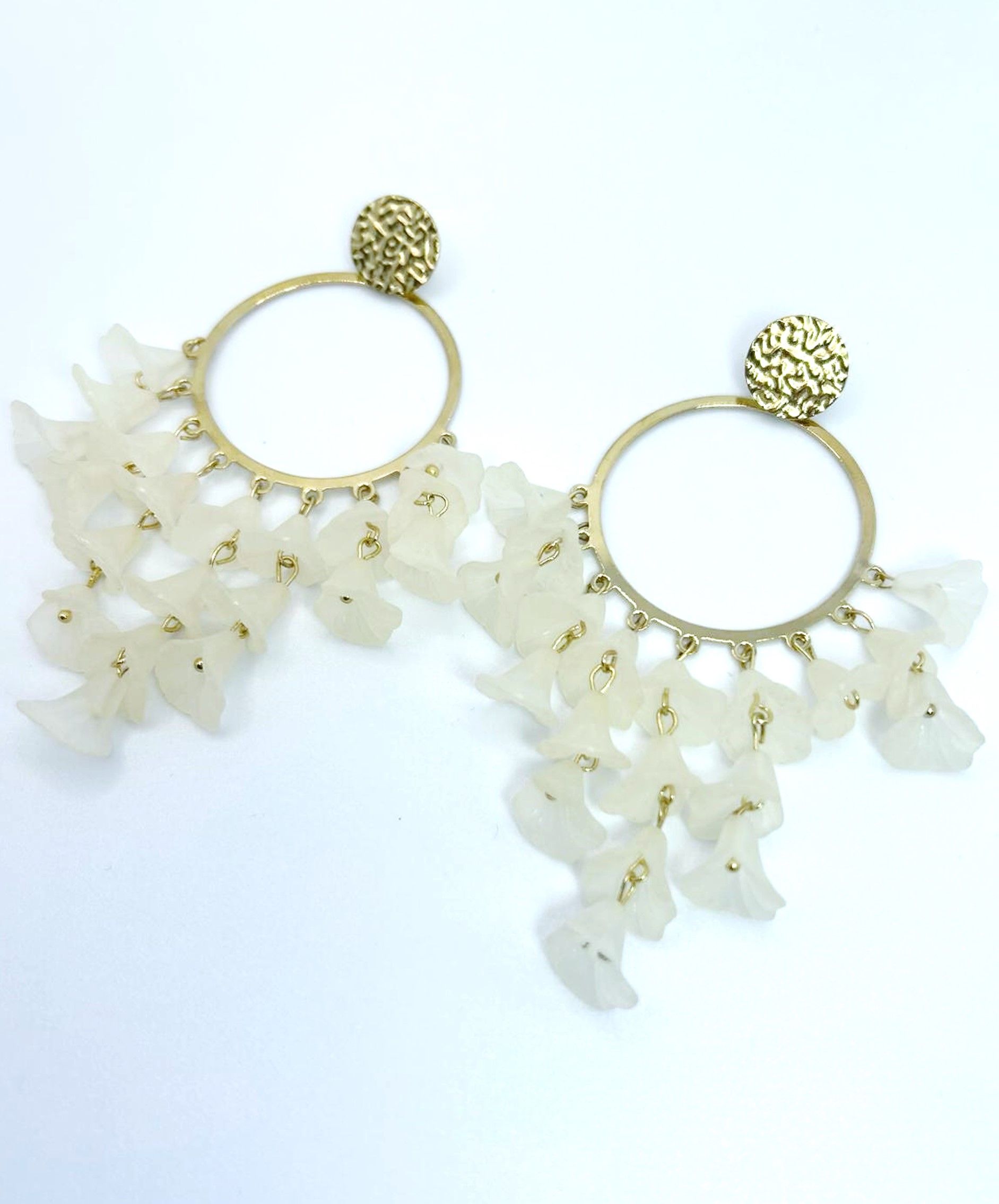 Pendientes Carmen blanco
