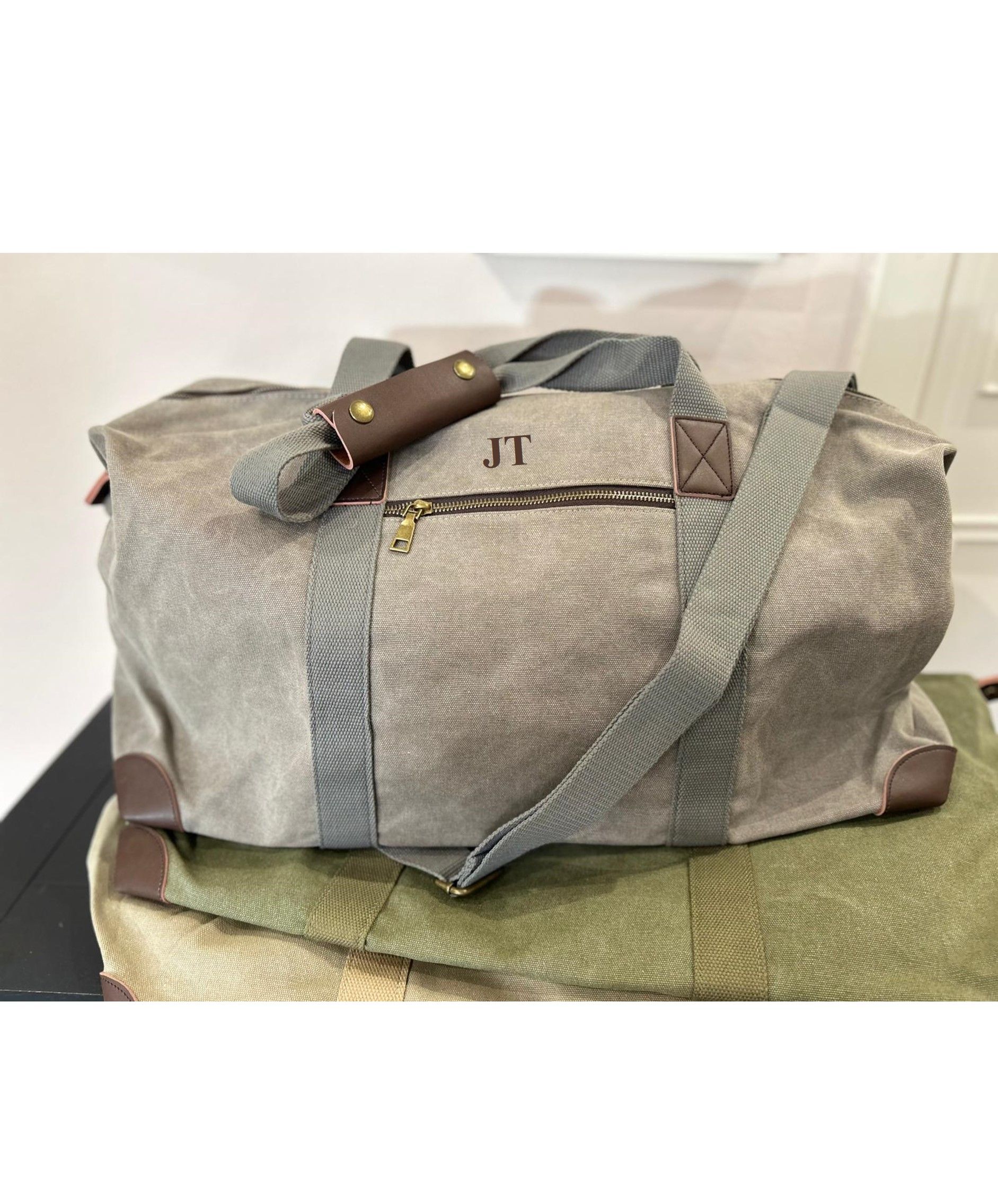 Bolsa Viaje Lona - Gris